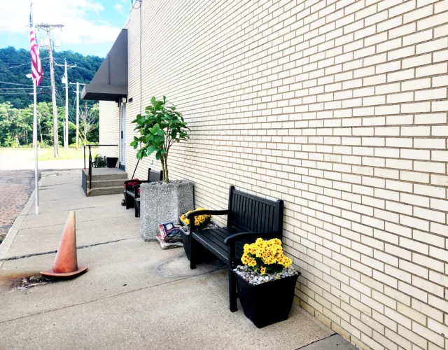 Wellsville Police Department spruces up outside of village hall